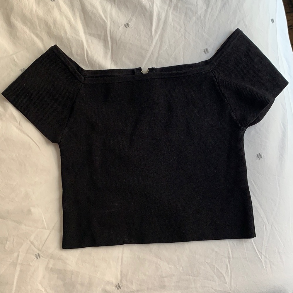 Yumi Kim Cropped Black Top
